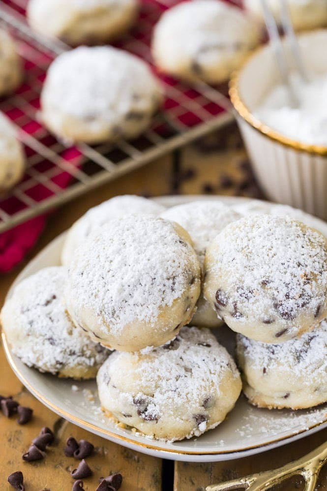 Bake Nostalgic Chocolate Chip Snowball Cookies for the Holidays