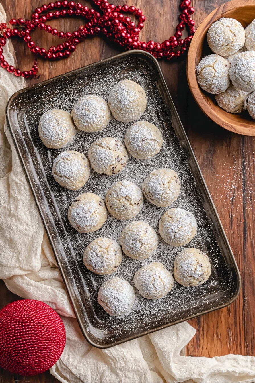 Tips for Perfect Chocolate Chip Snowball Cookies: Make Ahead & Freeze